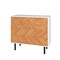 Manhattan Comfort Liam Sideboard in White and Wood SB-311AMC246 - alternate 2
